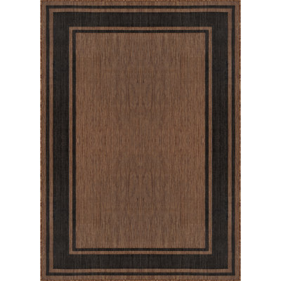Waikiki Golden Brown Indoor/Outdoor Rug