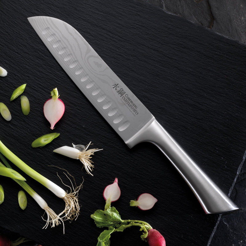 Cuisine::pro® Damashiro® Kin Knife Block 7 Piece, Silver, Silver