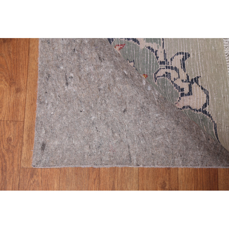 Tapis floral vert 9 x 13