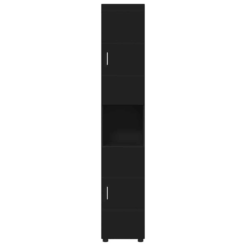 Linen Cabinet, Black