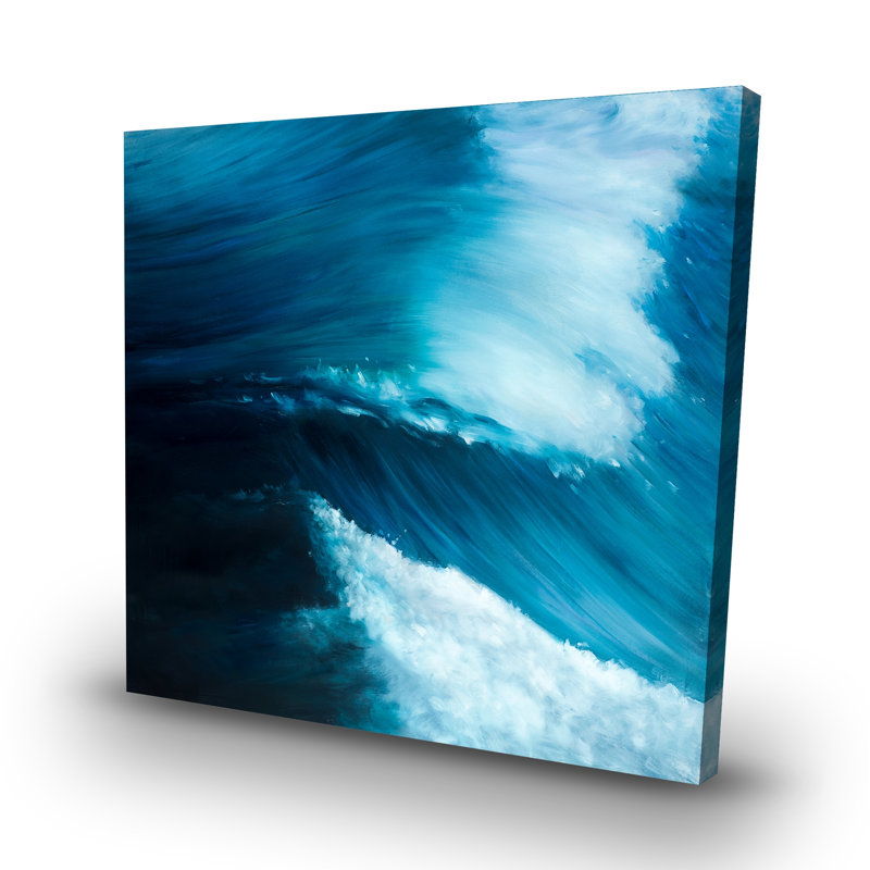 Unleashed sea - 32"x32" art on canvas