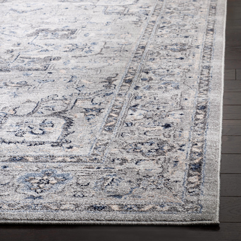 Jase Charleston Performance Oriental Rug, Square 8'