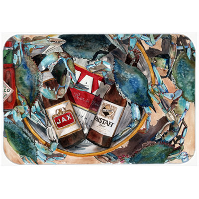 Winston Porter Starling Beers and Crabs Glass Cutting Board