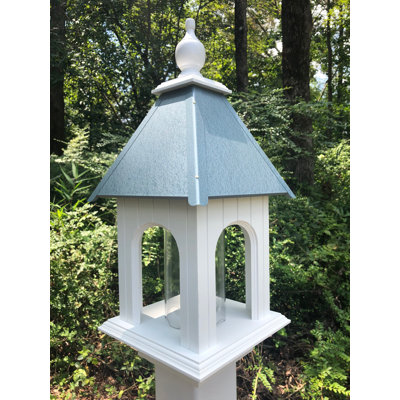 Krebs Water Resistant Pole Tube Bird Feeder