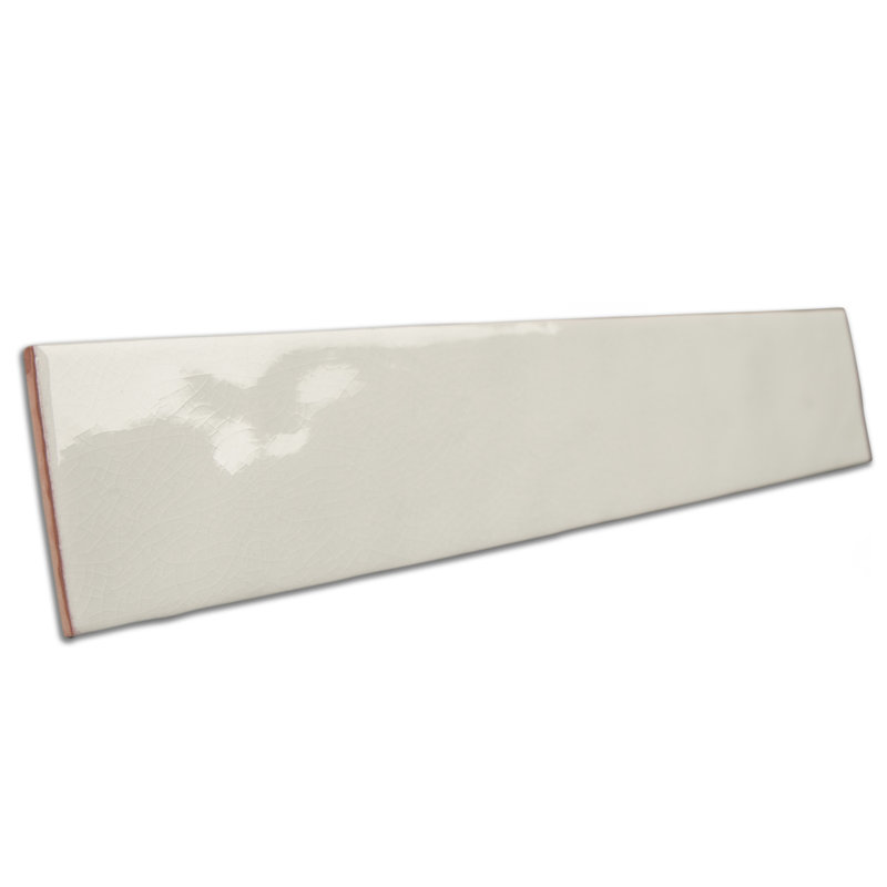 Menorca 2-1/2 In. X 12-7/8 In. Ceramic Wall Tile, White