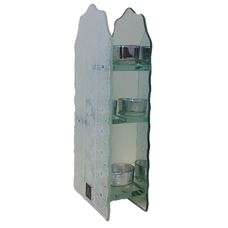 Glass Tabletop Tealight Holder
