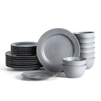 Stone Lain Comet 24-Piece Dinnerware Set Stoneware
