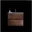 Coiffeuse murale peu encombrante avec lavabo en céramique et robinet monotrou, grande coiffeuse flottante avec rangement, pré-assemblée-1651649262