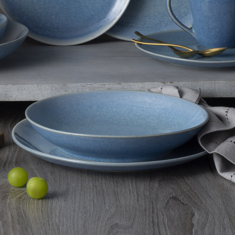Ensemble de 4 bols à pâtes coupés Noritake Colorwave Azure, 9,25 po, 35 oz
