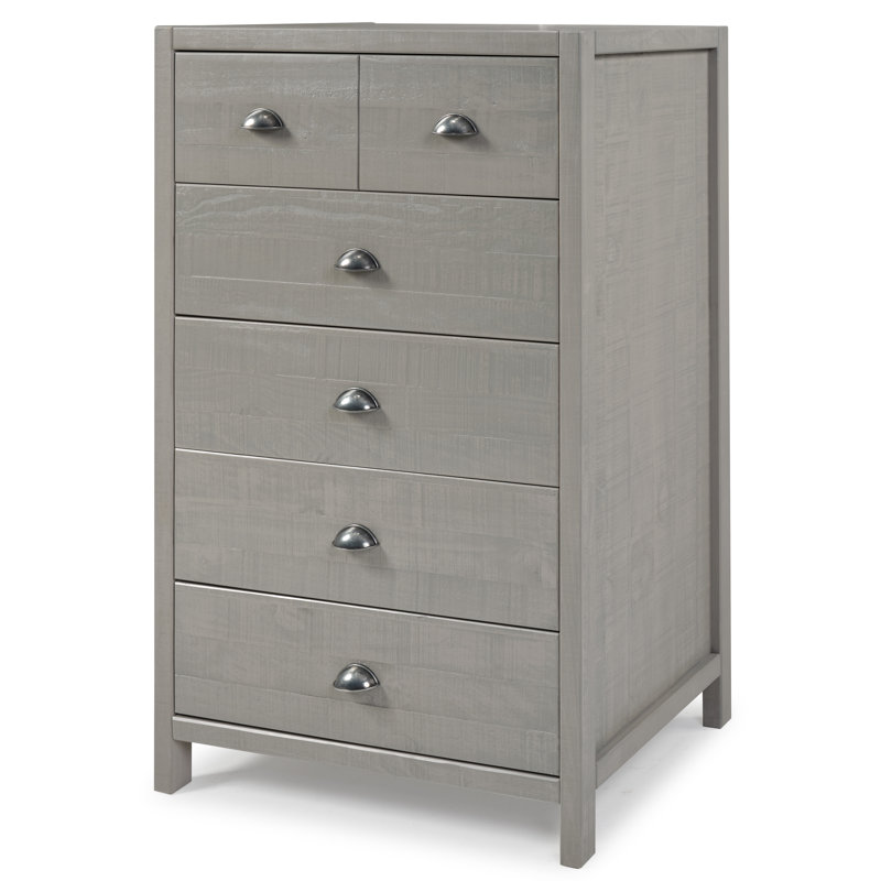 Commode 5 tiroirs Arranda, Bois flottant