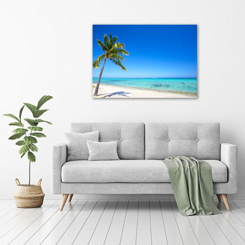 Tropical Beach - Wrapped Canvas Print