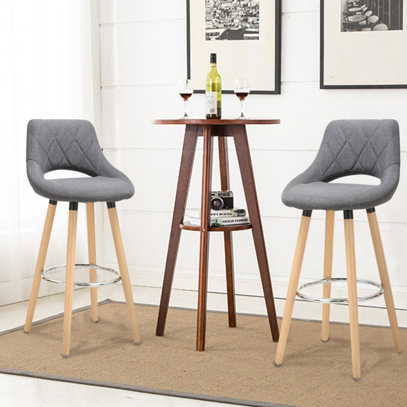 Thierry 68cm Bar Stool, White, 2