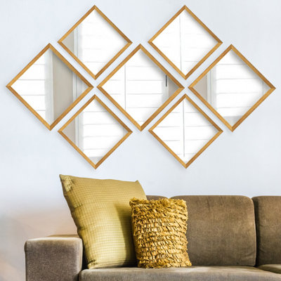 Mundt Plastic Framed Wall Mounted Mirror Set