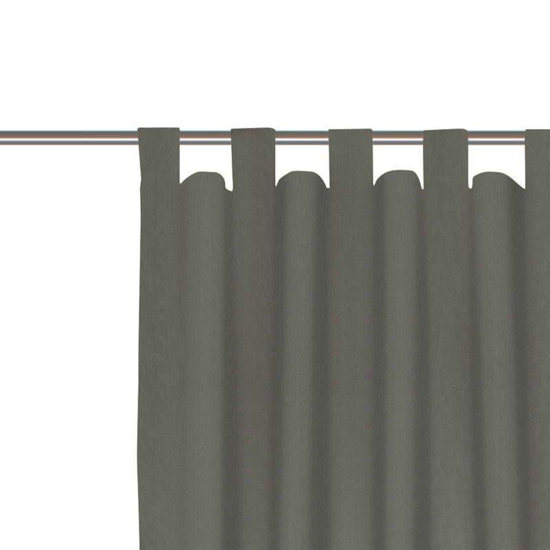 Uni Collection Room Darkening Curtain, 142cm Width x 325cm Drop, Olive
