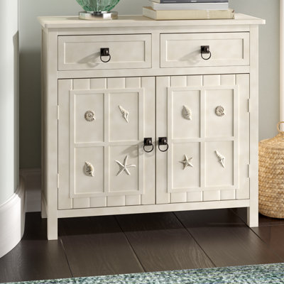 Rowberrow Solid Wood Accent Cabinet