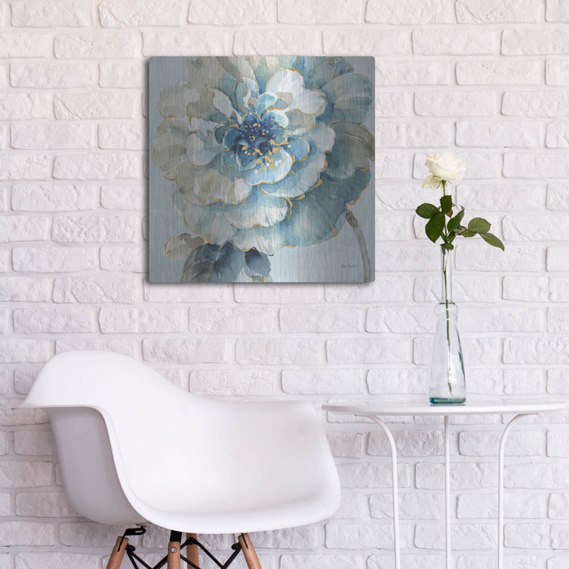 "Indigold VII bleu clair" par Lisa Audit, H 24 po x l 24 po