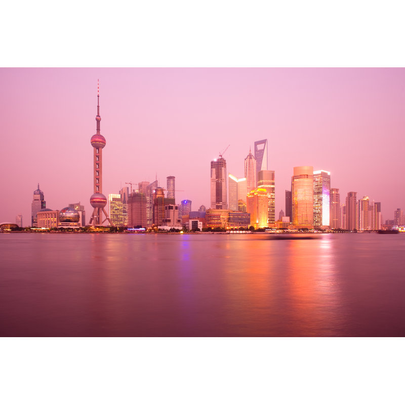 Shanghai - Wrapped Canvas Print, 61cm H x 91cm W