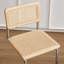 Tabouret de comptoir en porte-à-faux en rotin 24,8 po Marlow-1812335924