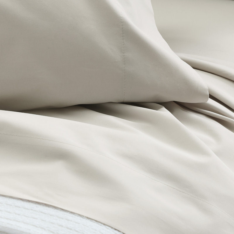Sheet Set, Queen Sheet Set with 2 Pillowcases, Driftwood