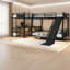 Lits multifonctionnels avec rangement, lit superposé moderne en MDF en métal pour la maison