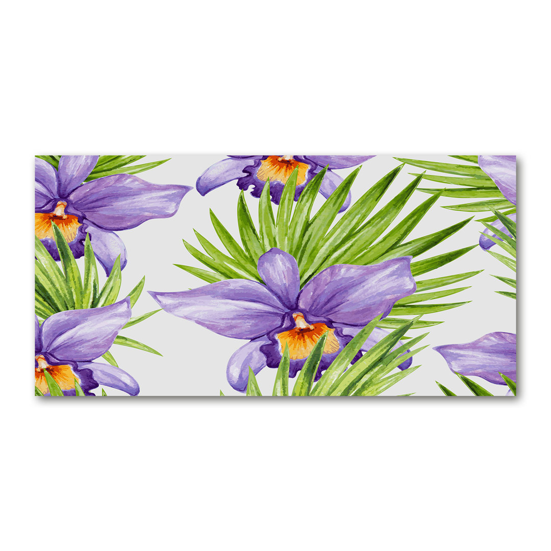 Orchidee - Kunstdrucke auf Leinwand - Wrapped Canvas