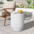 Outdoor Ponti Travertine Side Table-1873495435