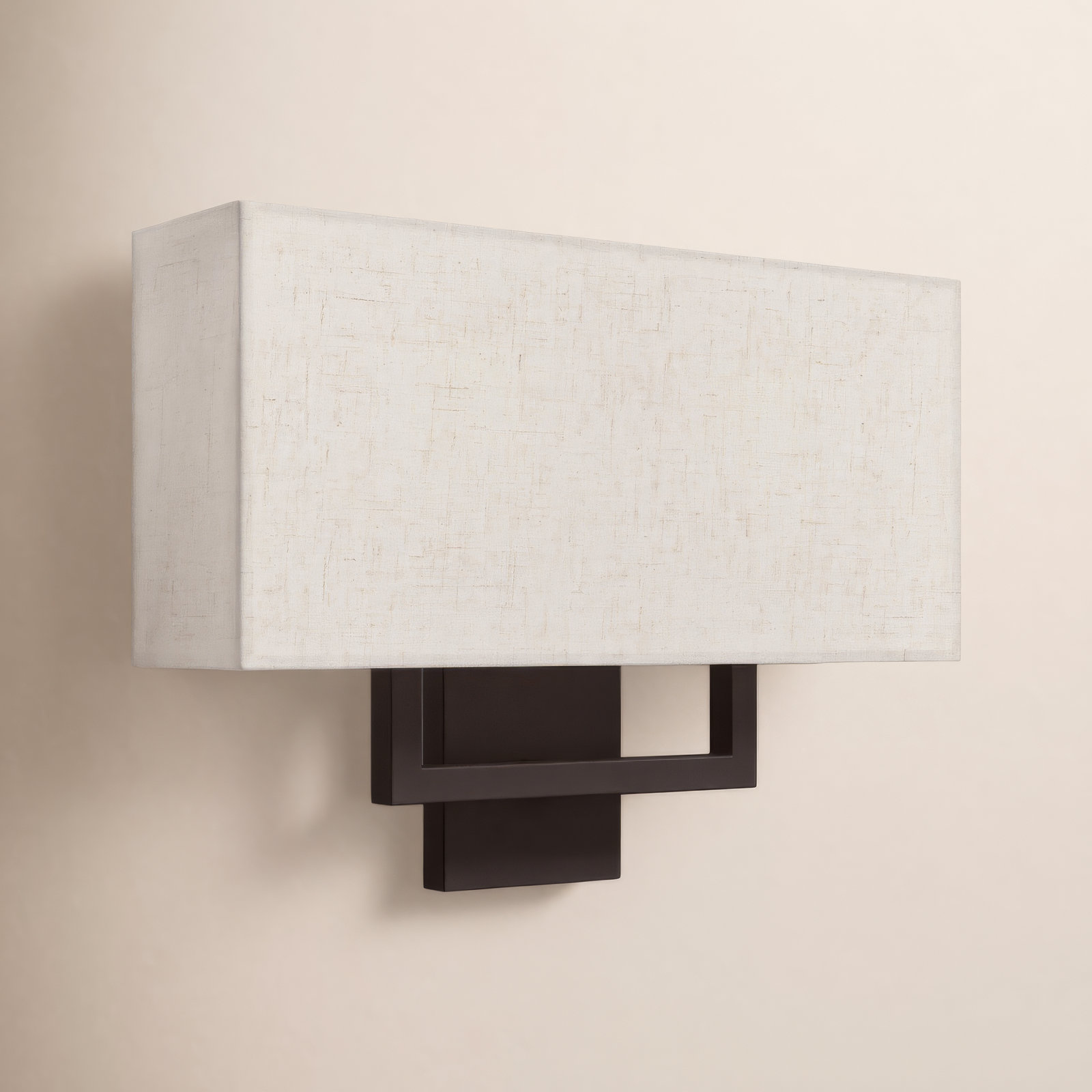 Willow 2 Light Dimmable Corner Wall Light, 11.75" H x 13" W x 3.88" D, Bronze