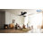 42 Inch Walnut 3 Blade Flush Mount Low Profile Ceiling Fan with Lights and Remote, Dimmable Indoor Outdoor Fan with Remote Control Quiet DC Motor Timer-1705845750-1705845744-1705845747