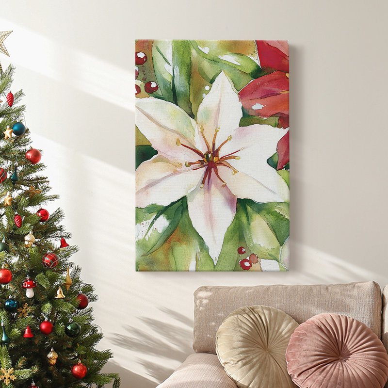 Christmas Holiday Art - DCCL, toile tendue avec châssis, H 48 po x l 32 po