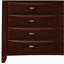 Table de chevet LUCILLE MERLOT-1405376339