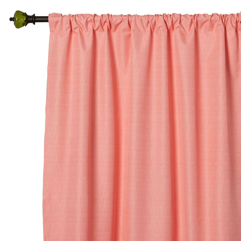 Kendall Blackout Curtain Single Panel, Ivory, 42" W x 63" L