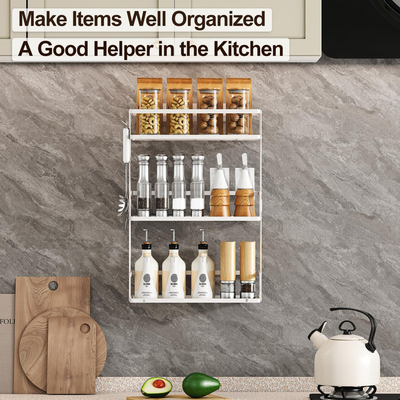 Masatomo Metal Over The Toilet Storage, White