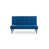 100 % polyester bleu est en rupture de stock