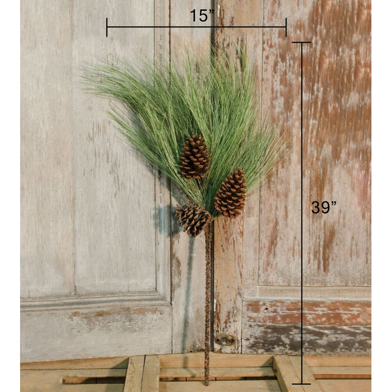 4'' Faux Pine Branch