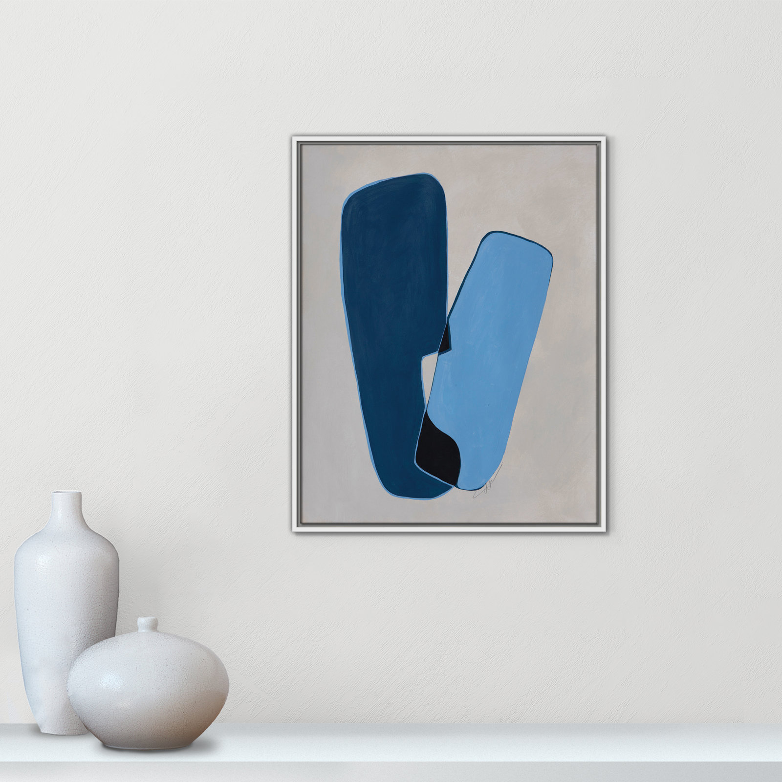In Unity Collection "In Unity II" Print, 29.5" H x 23.5" W x 2" D, White Framed