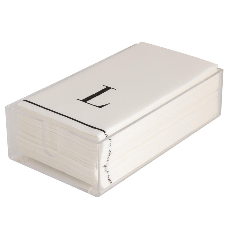 Porte-serviette en acrylique, H 2,44 po x l 5 po x P 8,74 po