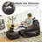 Big Beanbag Chair with Ottoman, Adult Bean Bag Chair with Filler for Living Room, Comfy Beanbag Chair for Adults with Filling-881535468
