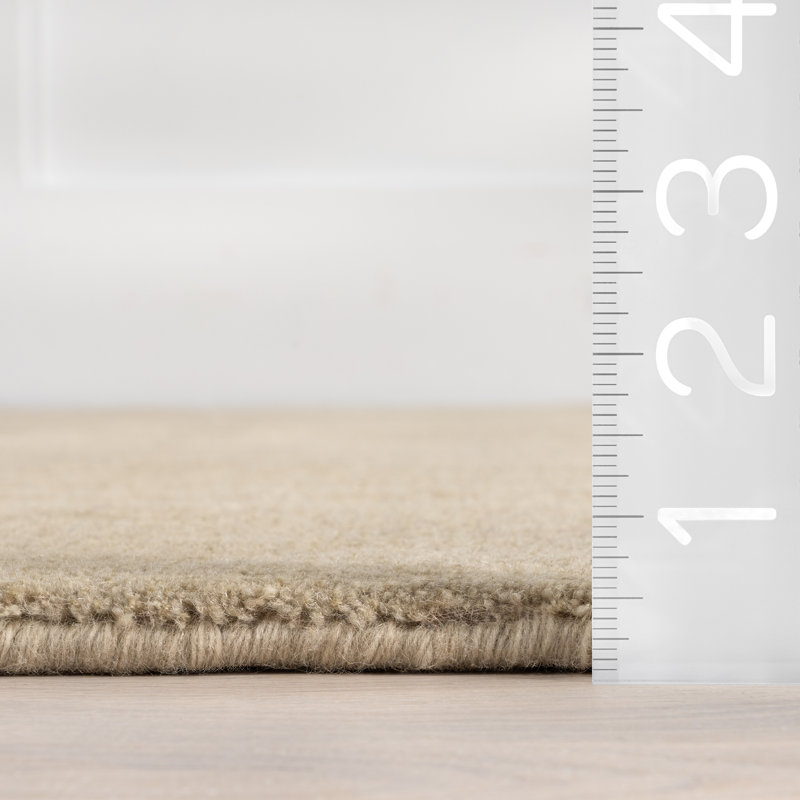 Tapis en mélange de laine moucheté Lahjar, Rectangle de 5 pi x 8 pi