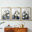 FLORAL Series DCLxxxi - Impression encadrée sur mesure de qualité supérieure - 3 pièces-1126403216-1126403217