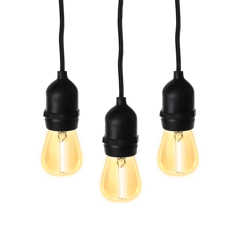 Guirlande de 13 lumières pour l'extérieur standard Isbah 288 po (connectable de bout en bout)