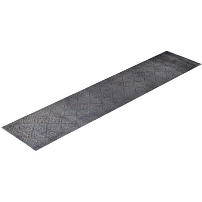 Huckstep One-of-a-Kind 2' 6" X 11' 10" Runner Wool Area Rug Gray