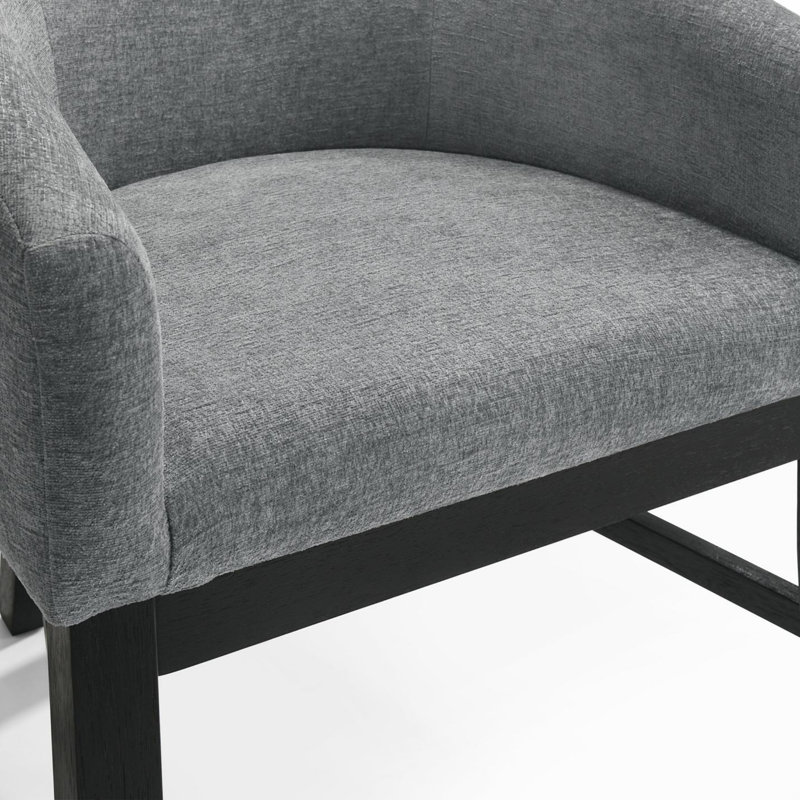 Ensemble de 2 chaises de baril en tissu