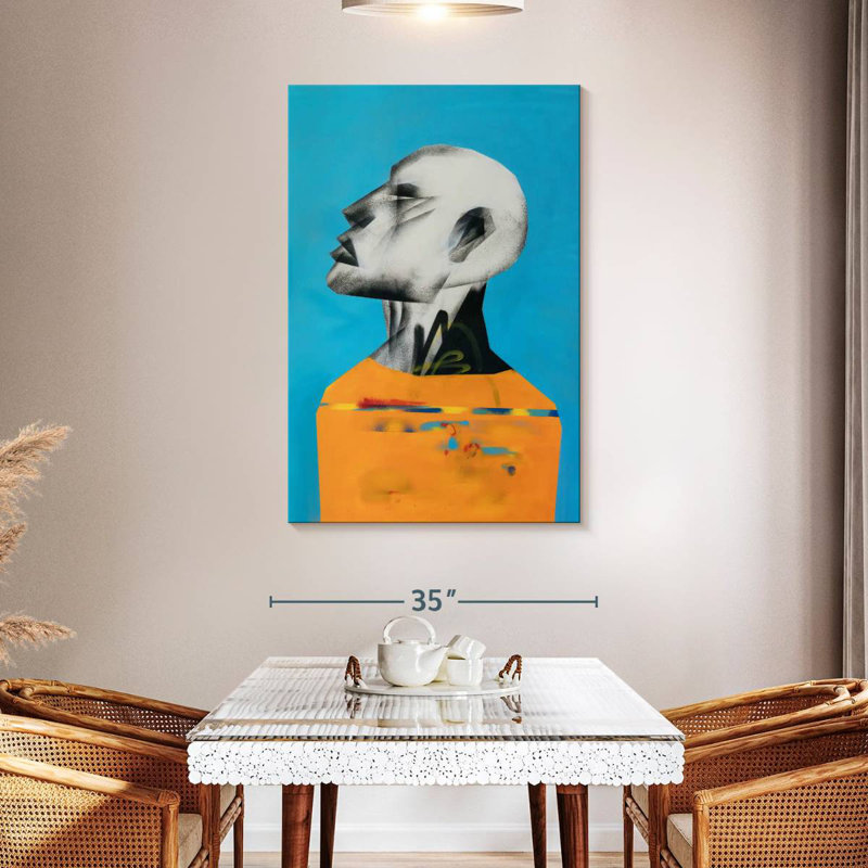 Leisha Yellow Portrait, 39" H x 26" W
