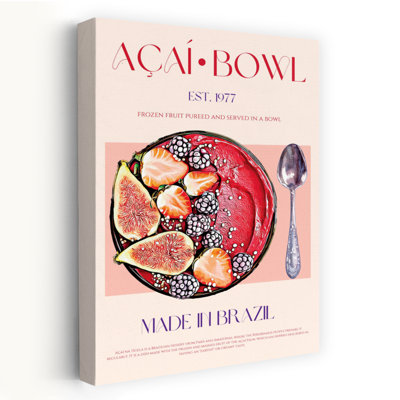 «Vibrant Aasaas Fruit Bowl», art mural vibrant