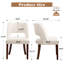 Chaise d'appoint rembourrée en bois massif-896201423