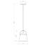 Luminaire suspendu 1 lumière Lupi-165268218-165268199