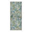 Tapis de couloir abstrait bleu / vert lavable à la machine avec envers antidérapant-415964142
