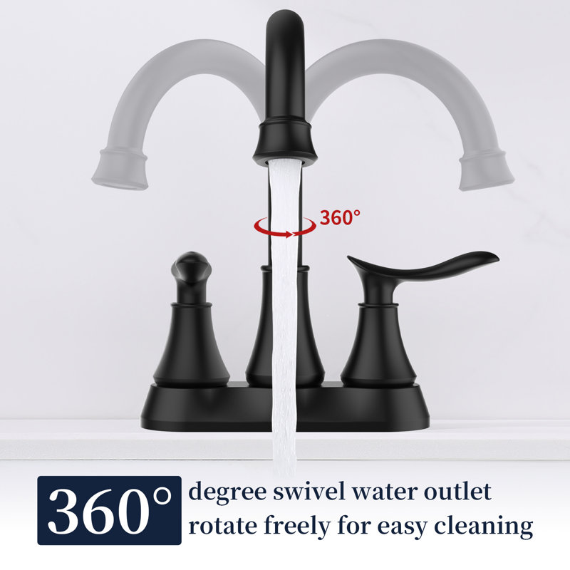 Precision Control Matte Black Metal Bathroom Faucet For Modern Homes