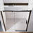 44-48" W X 74" H Shower Door, Aluminum Sliding Glass Shower Door With Premium 5/16" (8Mm) Thick Tempered Glass
