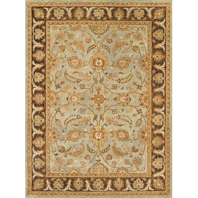 Osblek Oriental Hand-Tufted Wool Blue Area Rug -  Alcott HillÂ®, 1CDD05CA5E9D43198388C910E1292099